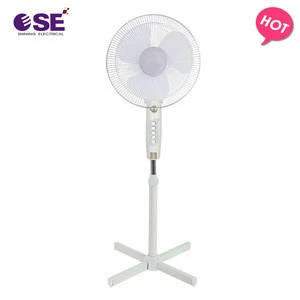 16 inch electric AC fan power operate emergency pedestal fan with light