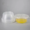 16oz 500cc PP disposable plastic serving bowls with lid
