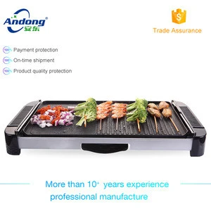 1800W portable electric bbq grills multi function electric Table teppanyaki griddle grill