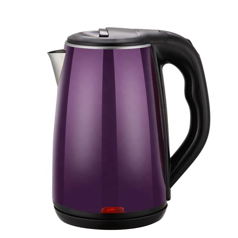 1.8L fashionable double layer housing stainless steel cool touch kettle