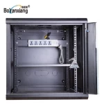 19 Inch Wall Mounted Rack 6U/ 9u Server Data Cabinet for Network Floor Standing Server Cabinet Tempered Glass Door ISO 9001:2008