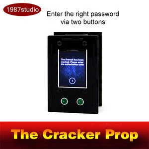 1987studio escape room props escape typewriter cracker code prop enter right password to unlock and run chamber puzzle room