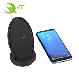 2 Coils Universal USB-C 5 Volt 2 amp 9 Volt 1.8 amp wireless charging pad 10W Fast Wireless Charger 5v 2a with Cooling Fan