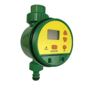 2 inch battery operated LCD screen solomon outdoor garden water solenoid valve with timer in drip irrigation system