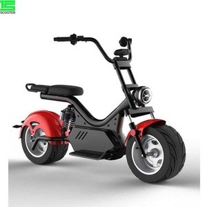 2 seat  citycoco  e scooter electric/2000w 1500w60v12ah/20ah lithium battery  front rear suspension fat boy electric motorcycle