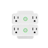 2 socket smart wifi plug home appliances dual wireless sockets voice control individually with ALEXA GOOGLE HOME IFTTT HOMKIT