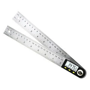 200mm Stainless Steel Digital Angle Rule Inclinometer Protractor  Measuring Tools