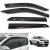 Import 2015+ Fashionable Weather Shield Black ABS Rain Guard Deflectors For Hilux Revo Sun Visor For 4x4 Parts from China