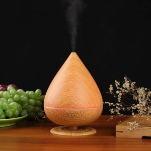 2018 200mL Wooden Essential Oil Humidifier Aroma Diffuser with Sleep Mode Colorful Changing Light