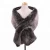 Import 2018 Fashion Accessories White Black Grey Faux Fur Shawls Stole For Women from China
