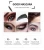 Import 2018 Hot 4D Silk fiber EyeLash Makeup Waterproof Silicone Brush Head Mascara Lengthening Thicker Mascara from China