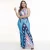 Import 2018 Hot Sale colour combination plus size dress from China