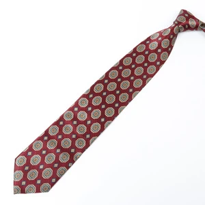 2018 new product design pattern hot sale mens silk tie printed neckwear