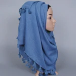 2019 Football Knitting Shawls Free Patterns Magnetic Hijab Silk Scarf Wholesale China