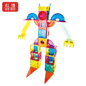 2019 Kids toys educational magnetic marble run building blocks