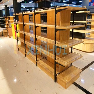 2019 new style supermarket wooden shelf,gondola for sale