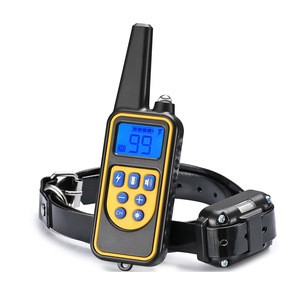 2020 Amazon Top Seller Dog Collar Electronic Shock Pet Trainer Waterproof Dog Training Collar 800m For 3 Dogs Training