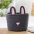 Import 2020 best selling large foldable folding woven kids children cute cartoon cotton rope storage basket with animal ears from China