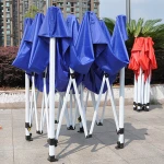 2020 Custom Outdoor Event 3x3 Folding portable Printed  Red Gazebo Canopy Tent for Trade Show