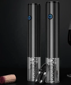 2020 Hot Sale Amazon Electric Automatic Rechargeable Cordless Corkscrew LED Wine Bottle Opener