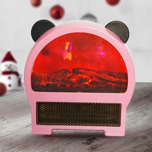 2020 Hot Sale flame heater mini Electric Fan Heater  with Simulation fire Flame