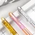 Import 2020 luxury rose gold fat tube DIY floating pen sequin liquid glitter gift ball pen with custom logo from China