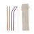Import 2020 new 4/8Pcs Reusable High Quality Drinking Straw Stainless Steel Metal Straw with Cleaner Brush and Bag Bar Party Accessory from China