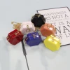 2020 new designer jelly chain bag purses Mini kids jelly purses bag PVC  zero purse hexagonal stereo creative key bag