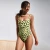 Import 2020 Summer Beach Swimwear Conservative Sexy One-Piece Backless Women&#39;S All Over Snake Pink Leopard Print Swim Suit Swimsuit from China