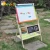 2020 wholesale kids wooden blackboard and easel, new design educational wooden drawing board toy for children W12B103