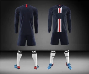 2021 cheap high quality soccer sportswear type football jersey design, Long sleeve team jersey soccer wear