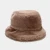 Import 2021 fashion warm women winter fluffy teddy bucket hat from China