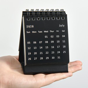 2021 Mini Flip Over Pocket Calendar 365 Day 2020 Personalize Classic Monthly Paper Desktop Calendar