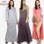Import 2021 New Arrival Fashion Latest Abaya Nyonya Arabia Arab Thobe Thawb Robe Galabiyya Halsduk Hijab Kebaya Modern from China