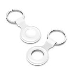 2021 new product For Airtags Anti-lost Locator Silicone Case cover With keychain Soft Rubber Protector Cover Case For Air Tags