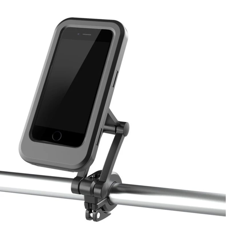 2021 New Products HL69 Universal Handlebar Waterproof Flexible Motorcycle Bike Accessories Phone Case Sport Bike Mobile Holder