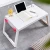 Import 2021 wholesale multifuncional portable folding study reading computer table home bedroom used pp laptop tray bed table from China