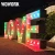 2021 WOWORK fushun 3D LED RGB event stage celebration metal BABY light up neon marquee letters for wedding decor