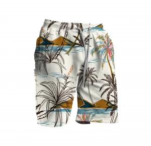 2021summer brand Mens beach board shorts Swimwear sports cotton loose beach swimming boardshorts