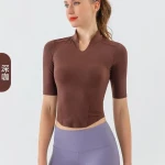 2024 new t shirts fitness tops summer outdoor yoga wear size blank plain t-shirt sport tshirt short sleeve sports shirt