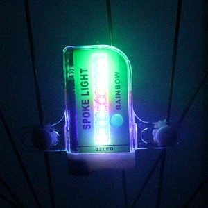 22 LED Rainbow Bicycle Spoke Light For Wheel Decoration