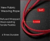 2.4A quick Charging Cable Micro USB USB C Type C For Data Sync Transfer 1M 2M Braided Nylon Cord Wire