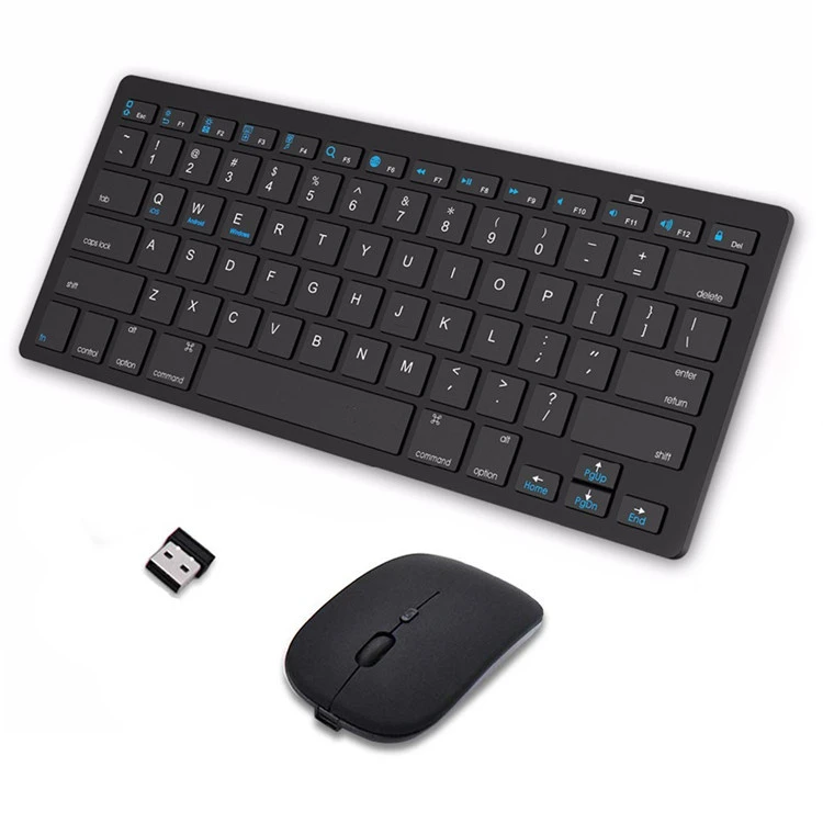 2.4G Keyboard Mouse Combo Set Multimedia Wireless Keyboard and Mouse For Smart Phone Laptop