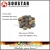 Import 24pcs assorted color ceramic fireplace pebble set from China