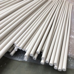 25% Glass Fiber Filled PTFE Material Plastic Extruded Rod 1m 2m Length