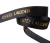 25mm customised gold sliver foil logo printed black satin grosgrain ribbon