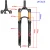 Import 26/27.5/29 inch front fork of mountain bikes bicycles aluminum alloy magnesium alloy frok from China