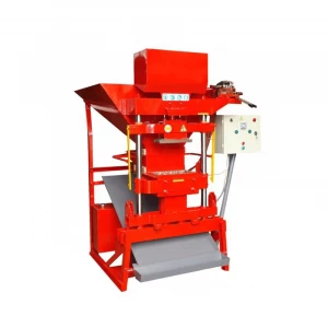 2700 type Hot Sale Automatic Special Interlocking Logo Front Red Soil Clay Cement Soil Brick press Making machine