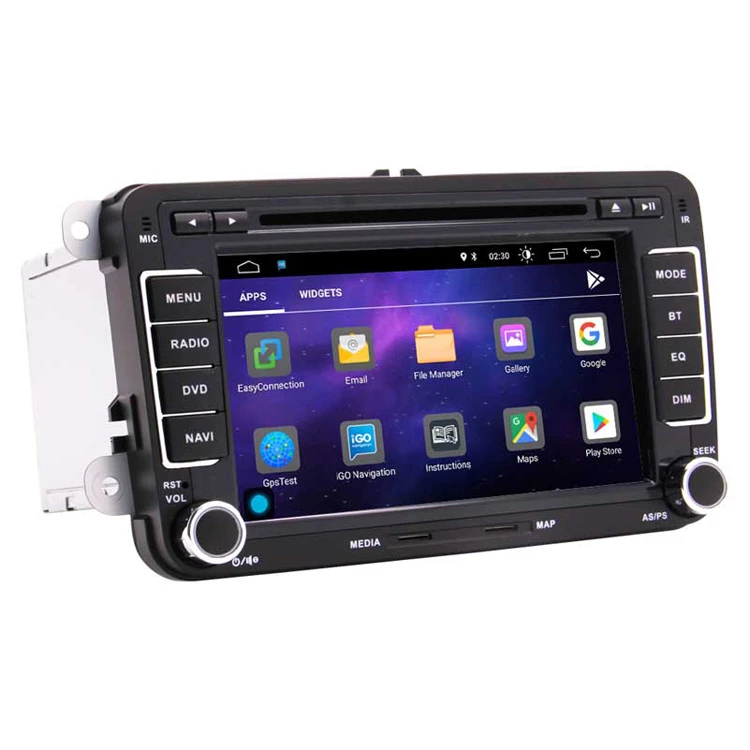 2Din 7 Inch Android 10.0 Car DVD Player For VW Golf Polo Beetle With wireless GPS Support FM/AM RDS Mirror Link Cam-In SWC USB