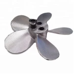 3 Axis cnc machined aluminum marine boat propeller